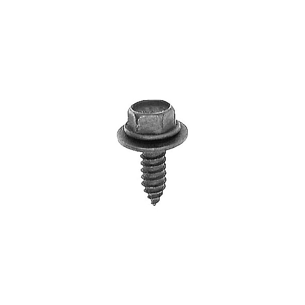 Auveco Thread Forming Screw, M6.3-1.81 x 20 mm, Black Phosphate Hex Head Hex Drive AV12351 - main